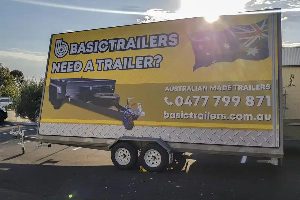 Trailer for Sale: ADVERTISING-8FT-TRAILER-14X5 Adelaide Trailers For Sales: ADVERTISING-8FT-TRAILER-14X5